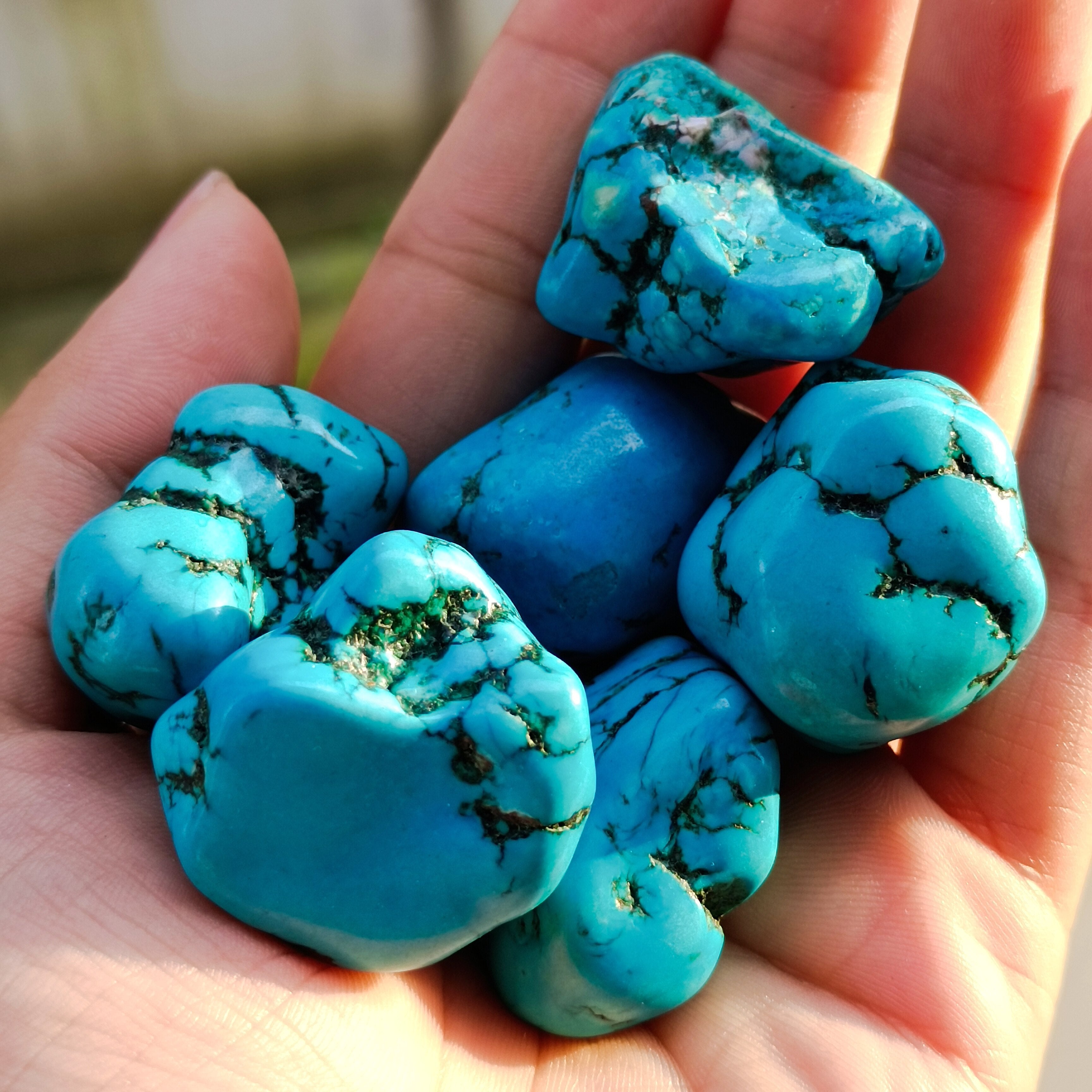 100g Natural particle Blue Turquoise