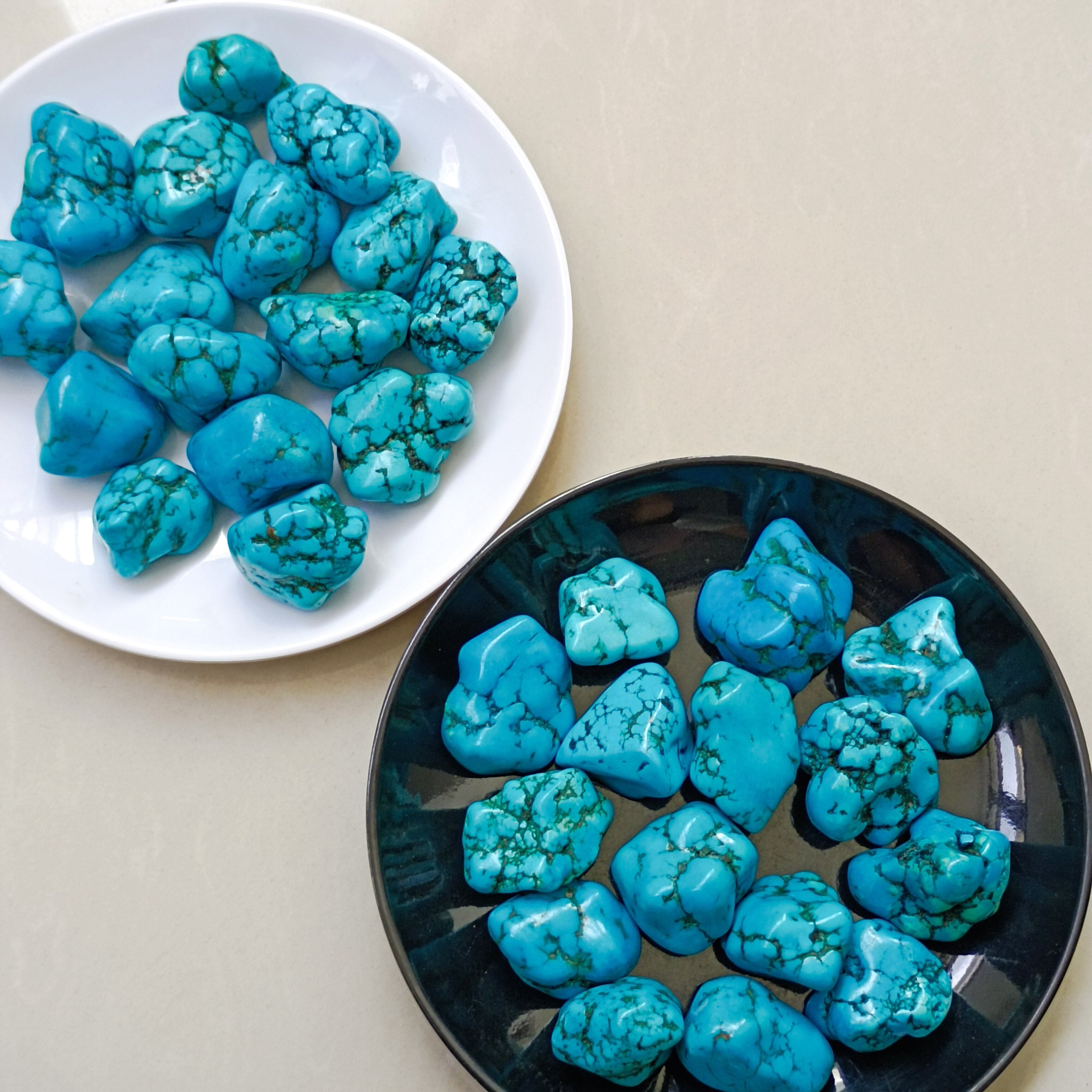 100g Natural particle Blue Turquoise