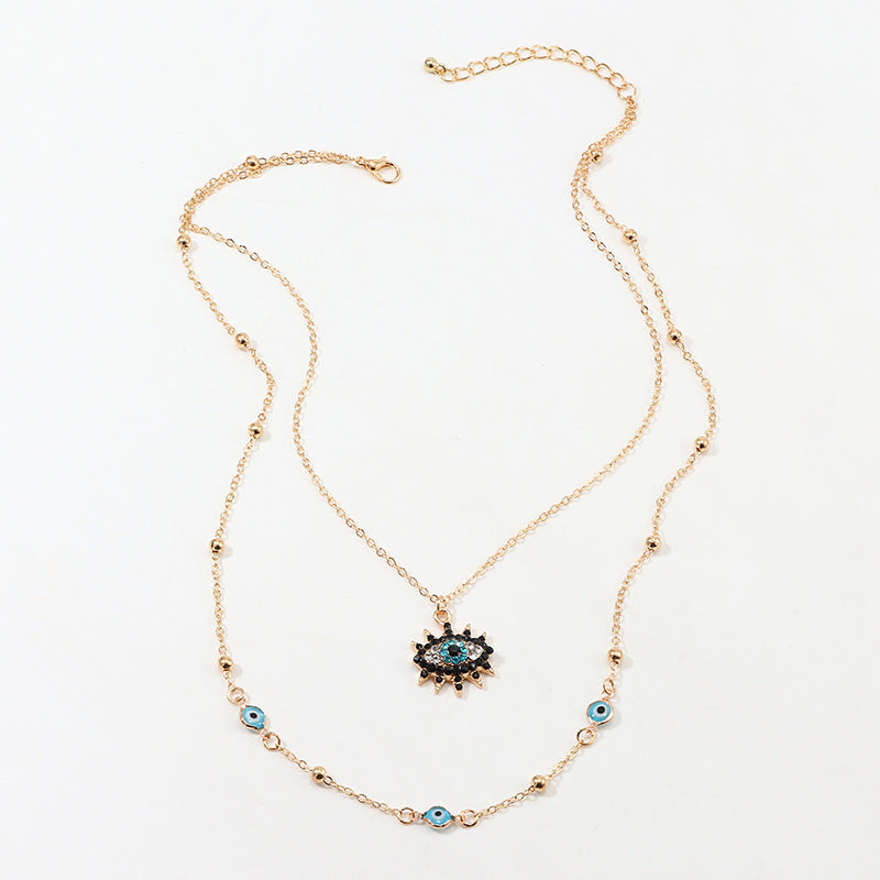 Vintage Fashion Evil Eye Necklace Pendant
