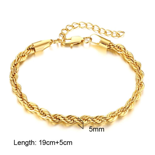 Paperclip Chain Bracelet for Women