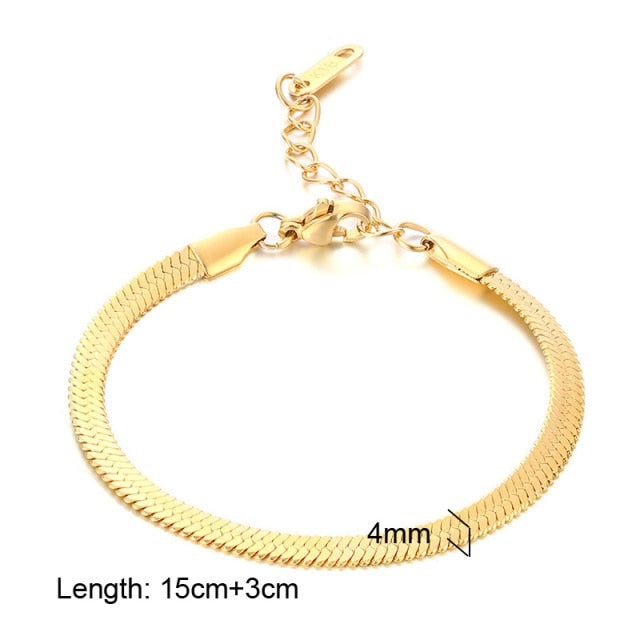Paperclip Chain Bracelet for Women