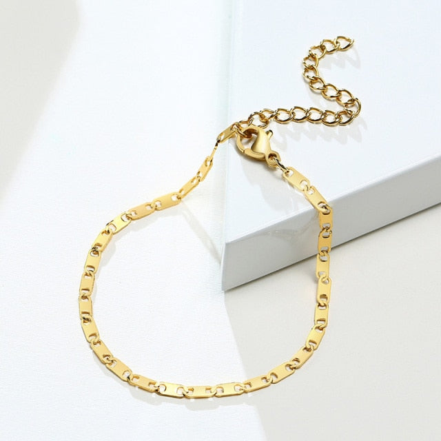 Paperclip Chain Bracelet for Women