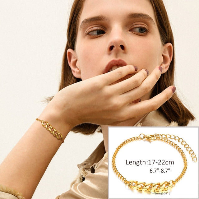 Paperclip Chain Bracelet for Women