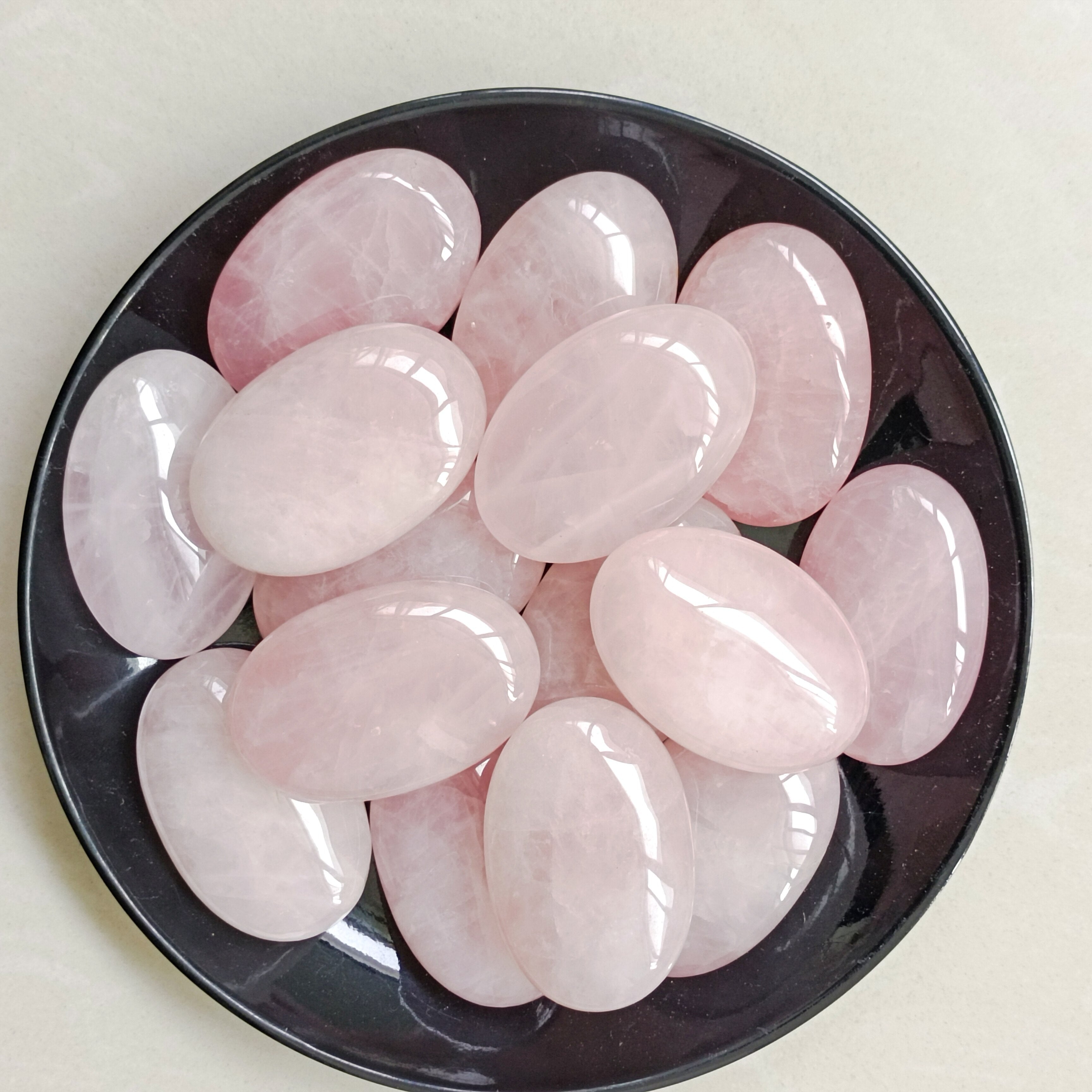 2pcs Natural Pink Quartz Crystal