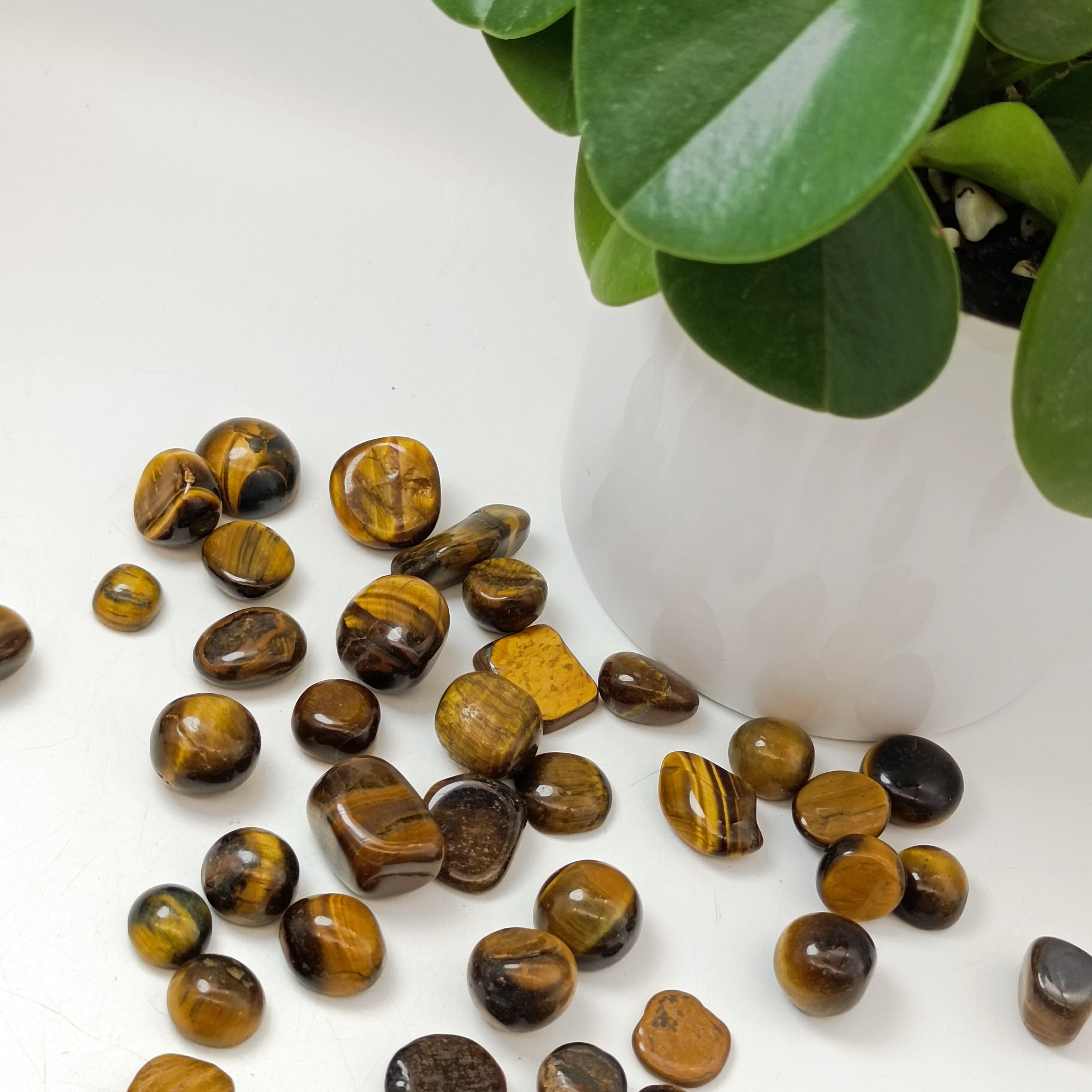 100g NaturalTiger Eye Quartz Polishing Gravel