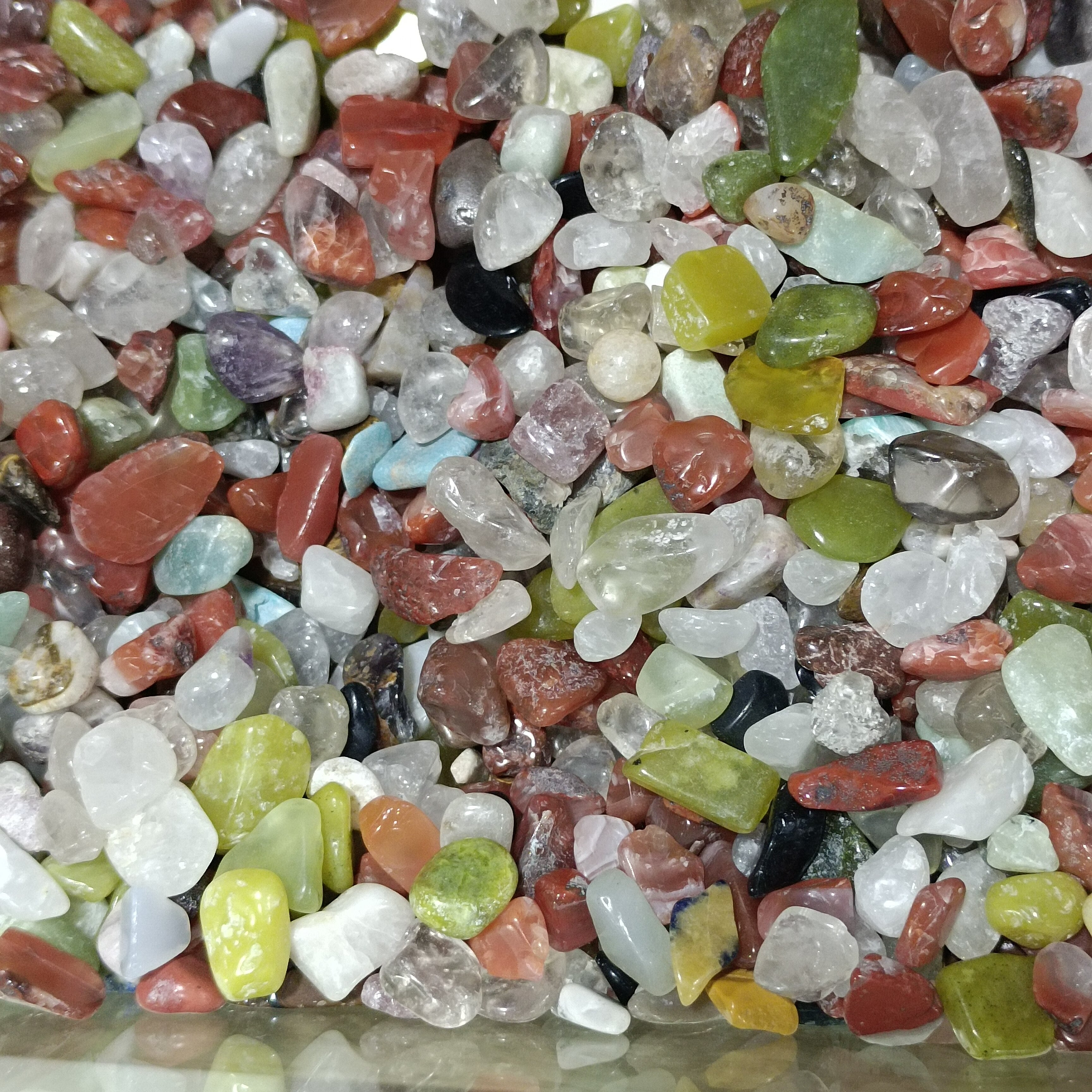 Natural Crystal Colorful Irregular gravel Stone