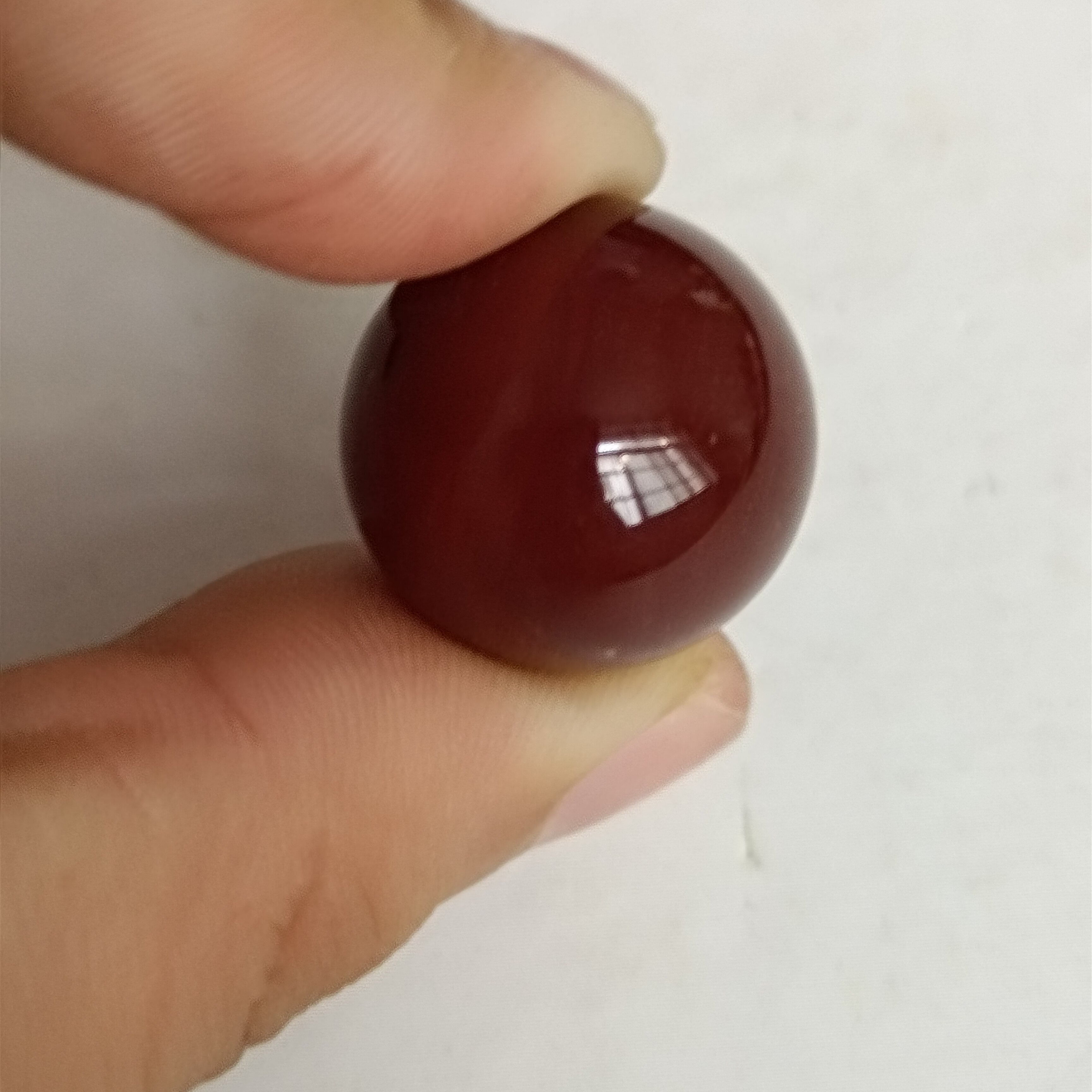 2cm  Natural red jasper crystal quartz crystal sphere ball