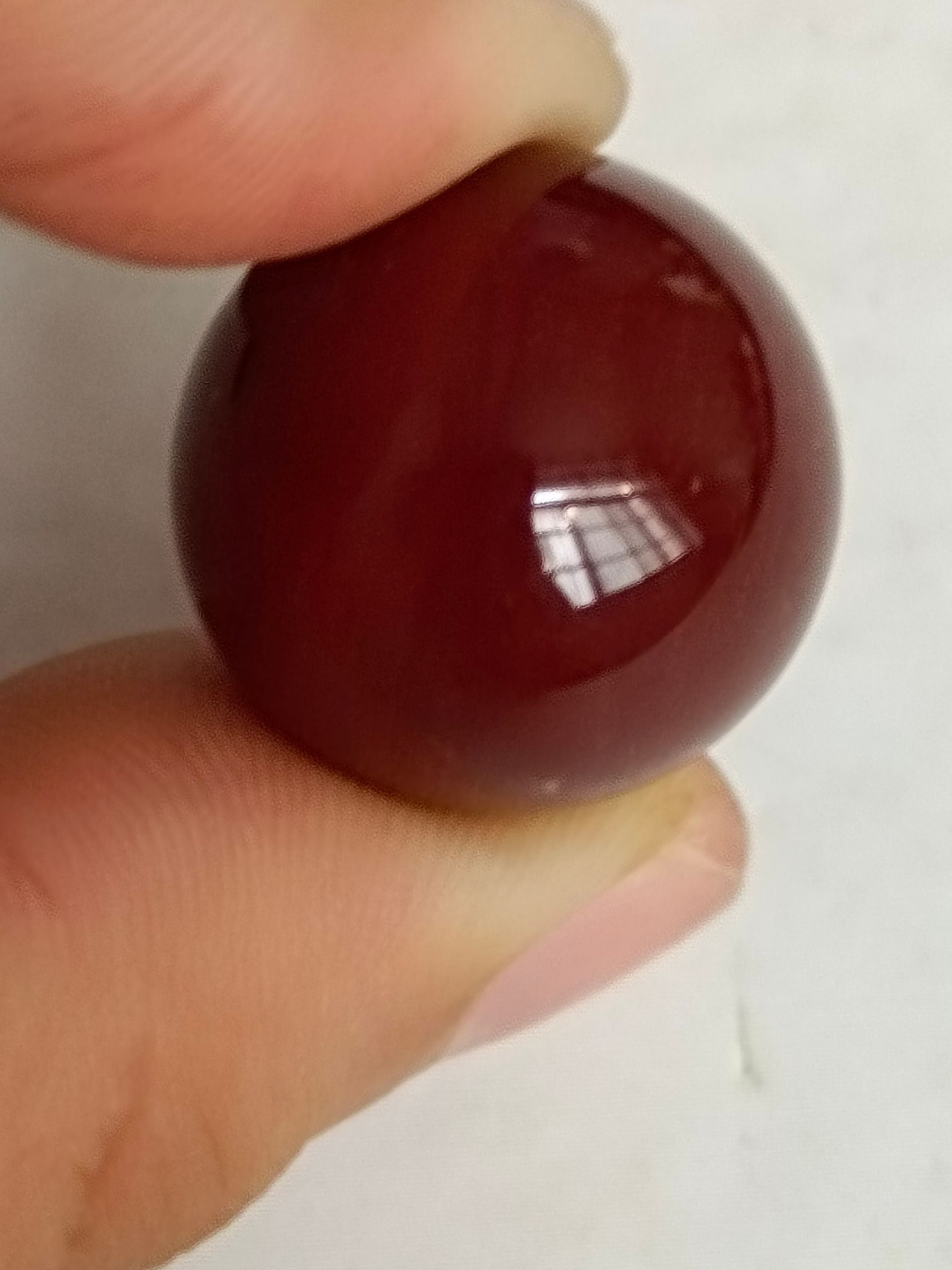 2cm  Natural red jasper crystal quartz crystal sphere ball