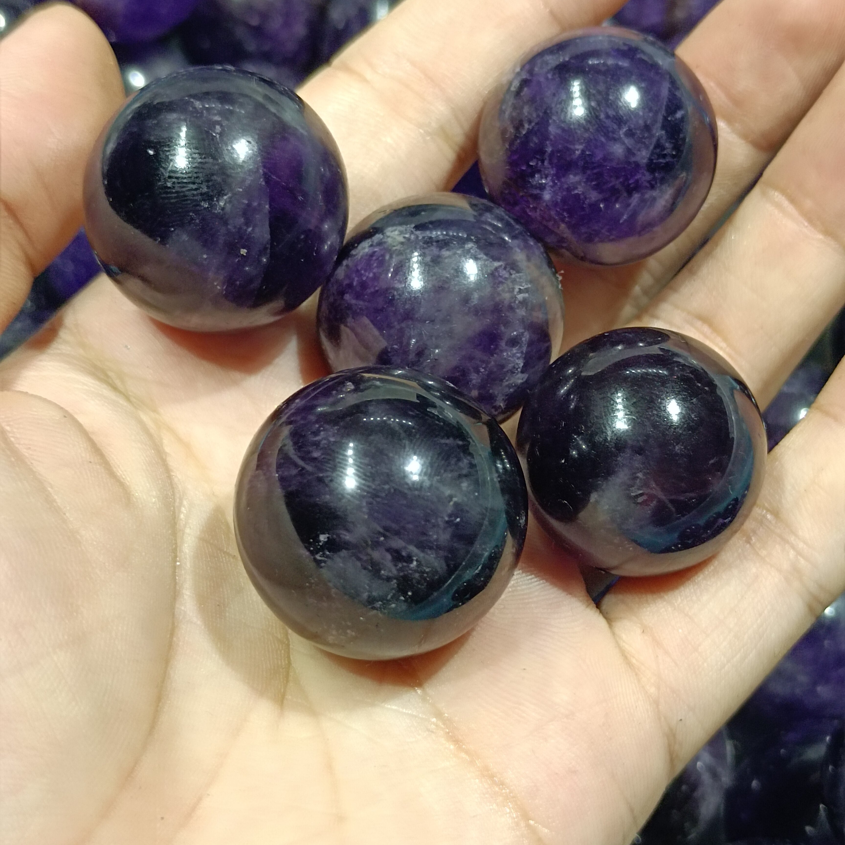 Natural Crystal Dream Amethyst Ball