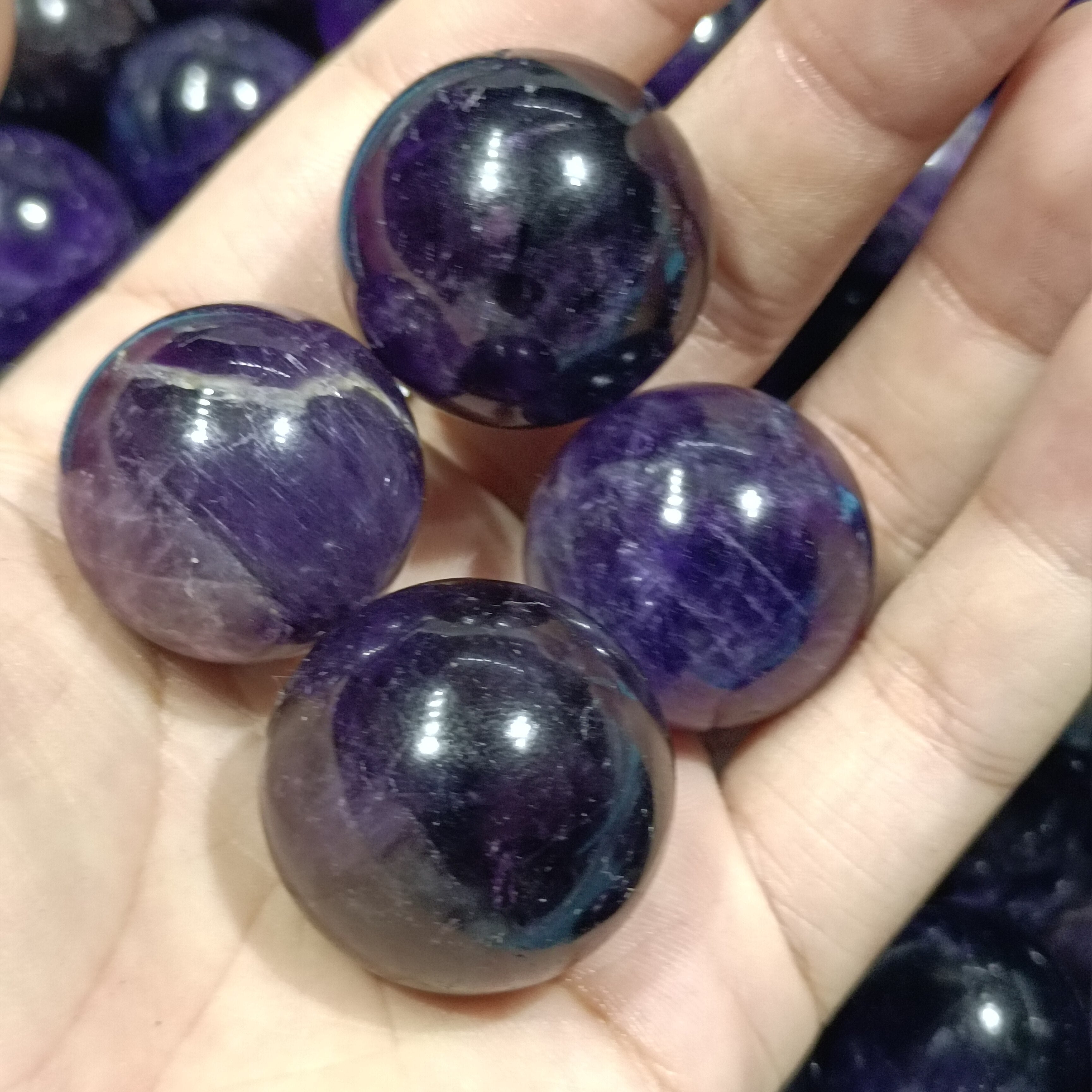 Natural Crystal Dream Amethyst Ball