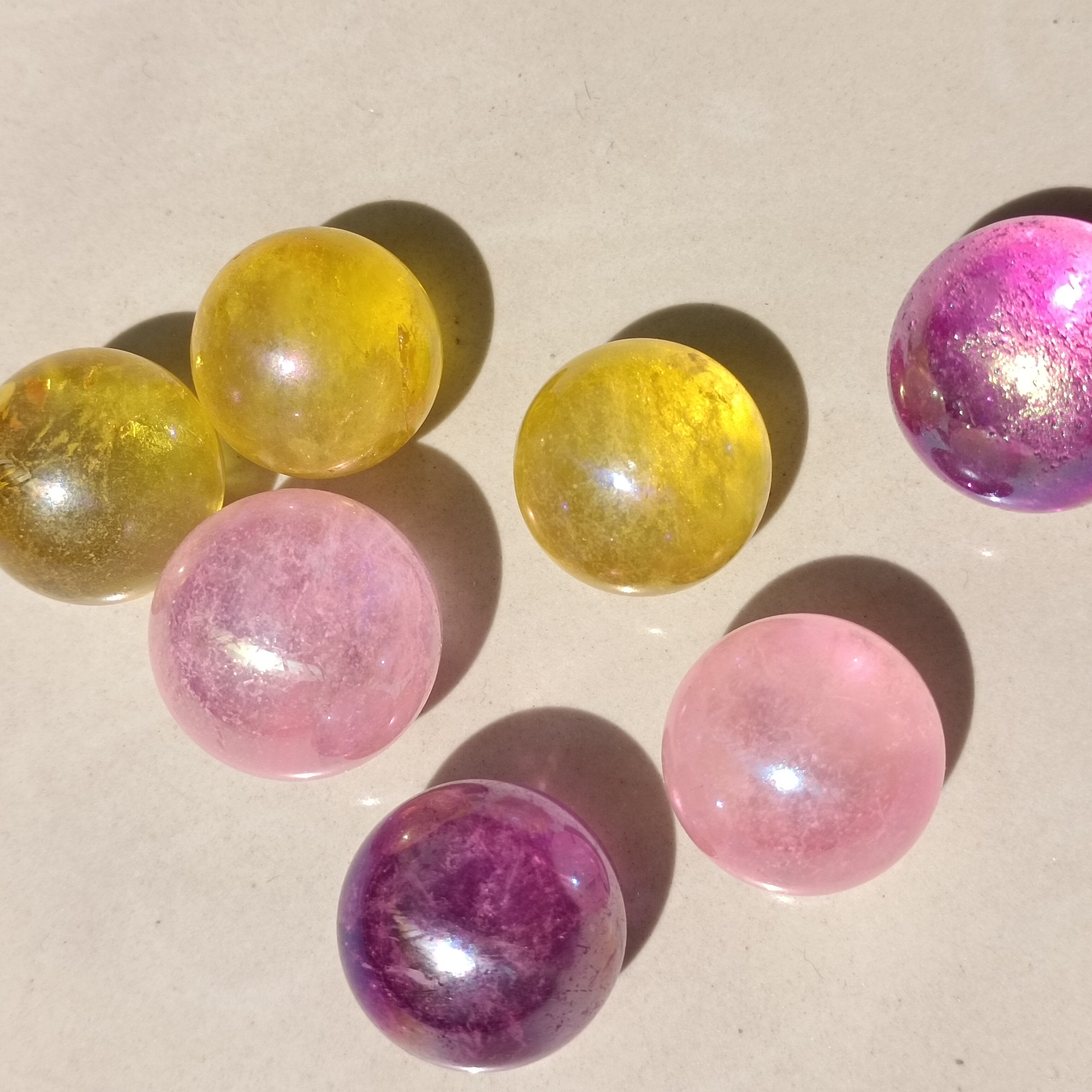 2pcs Aura Crystal Ball