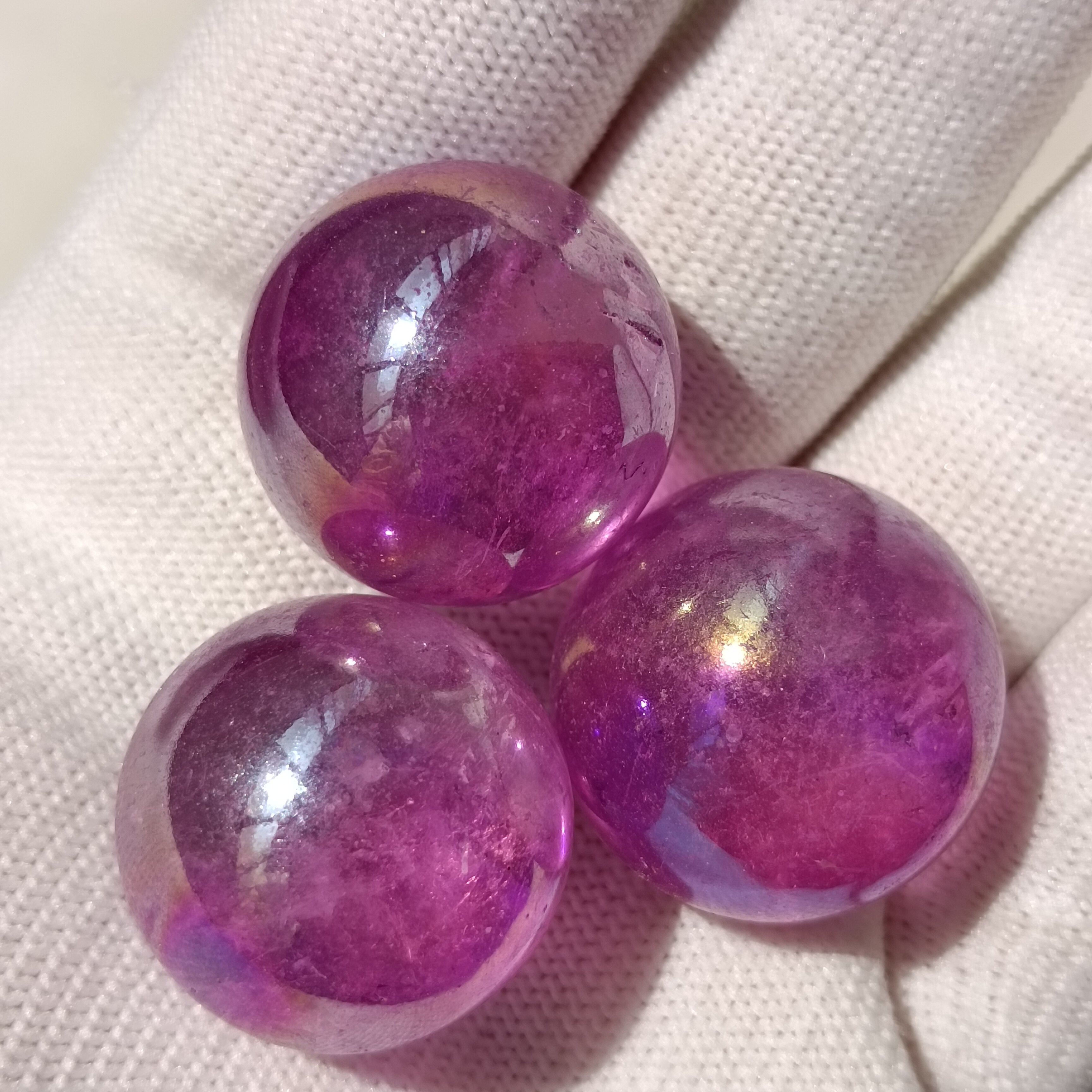 2pcs Aura Crystal Ball