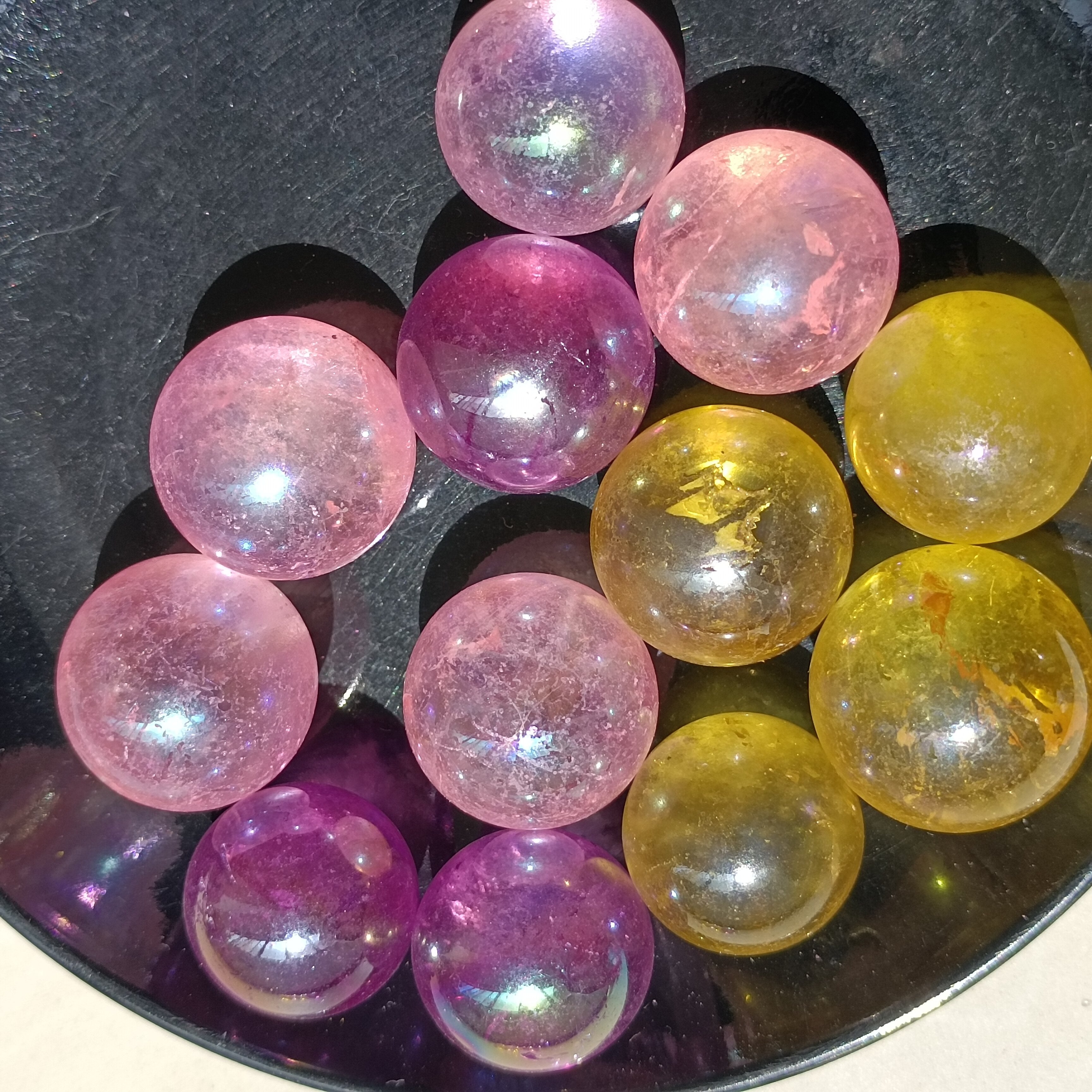 2pcs Aura Crystal Ball