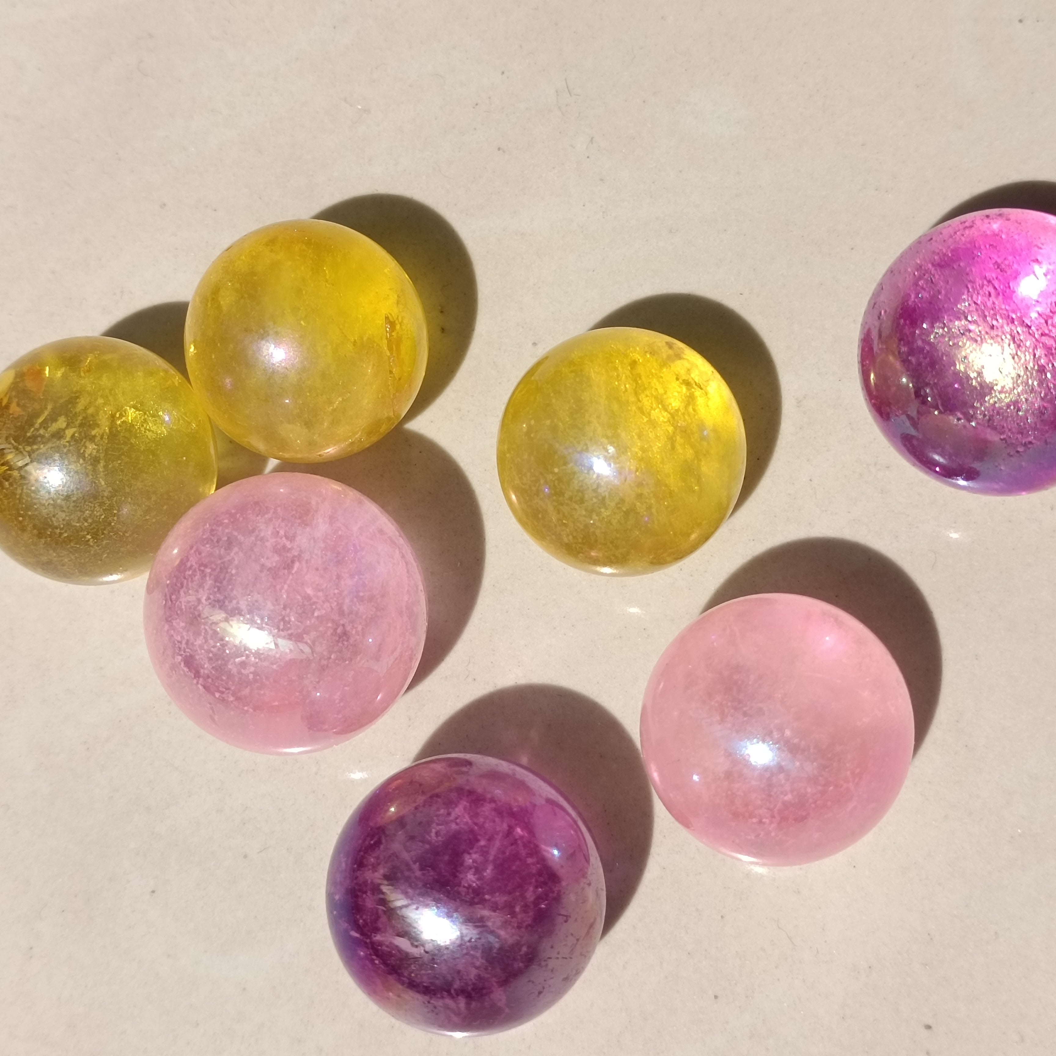 2pcs Aura Crystal Ball
