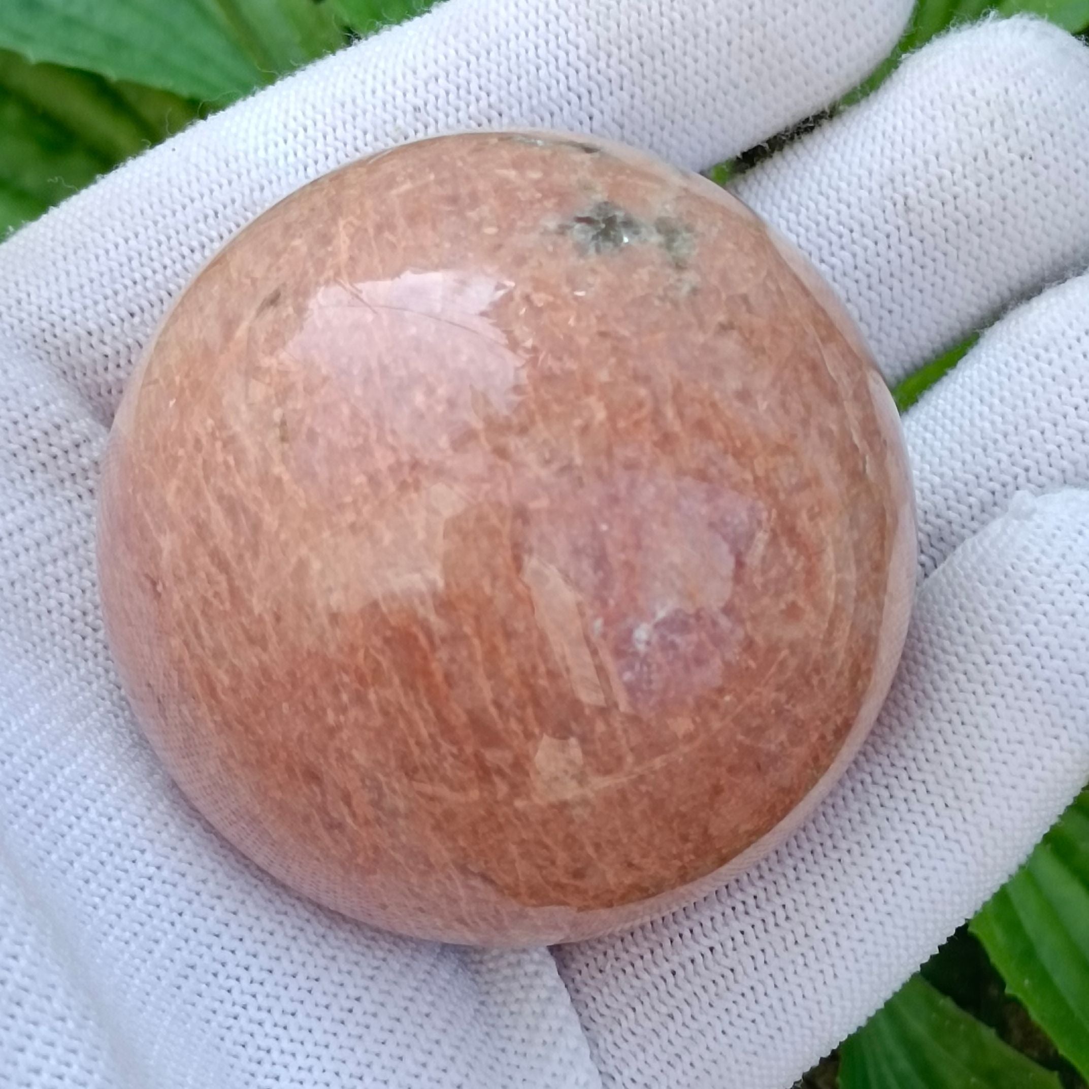 Natural Sun Stones Crystal Ball Polished Crafts Wish Ball