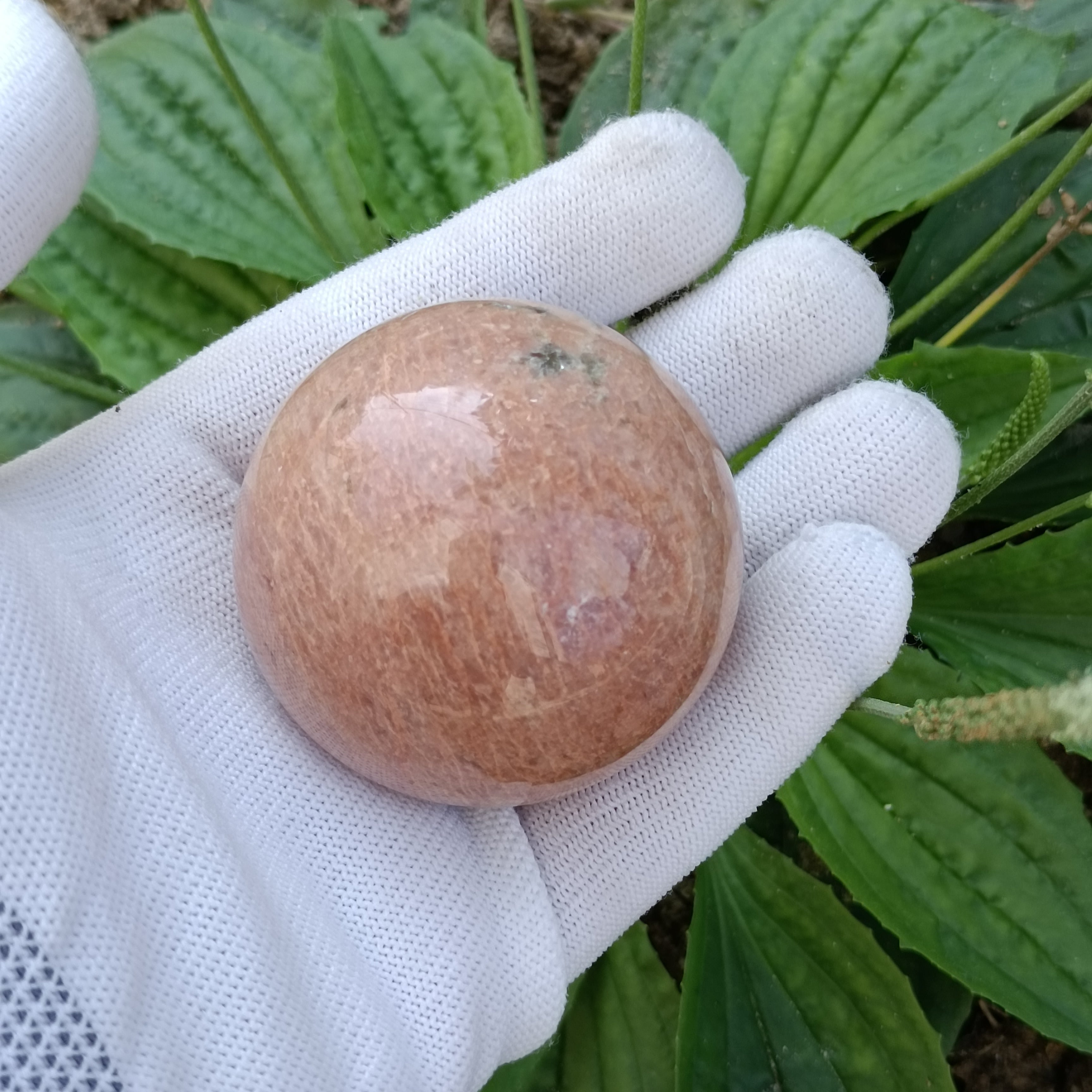 Natural Sun Stones Crystal Ball Polished Crafts Wish Ball