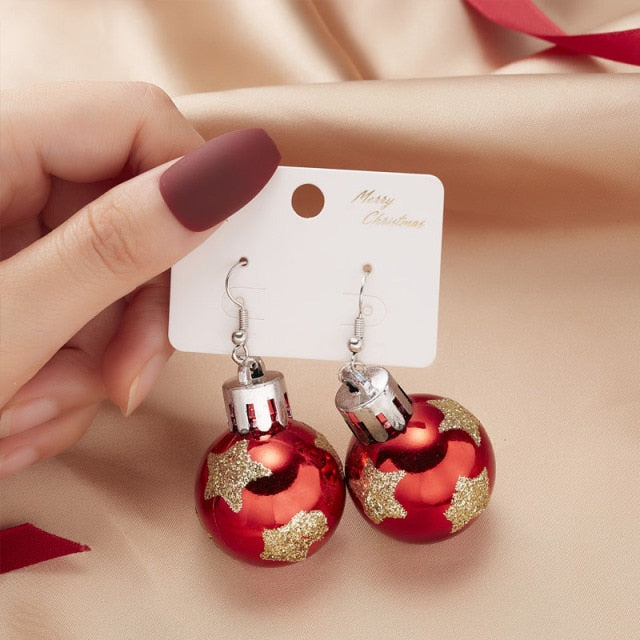 New Trendy Statement Christmas Tree Earrings