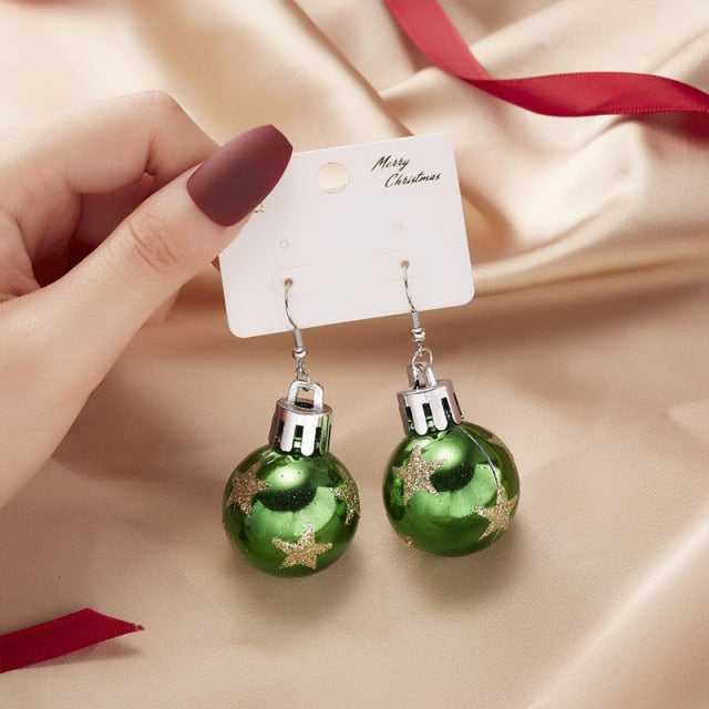 New Trendy Statement Christmas Tree Earrings