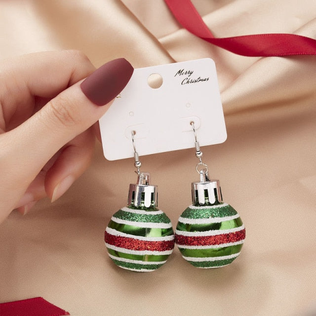 New Trendy Statement Christmas Tree Earrings