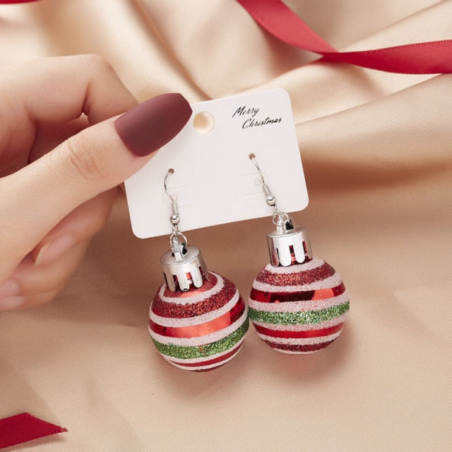 New Trendy Statement Christmas Tree Earrings