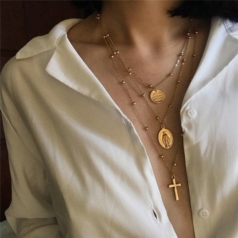 Fashion Multilayer Necklaces Pendants