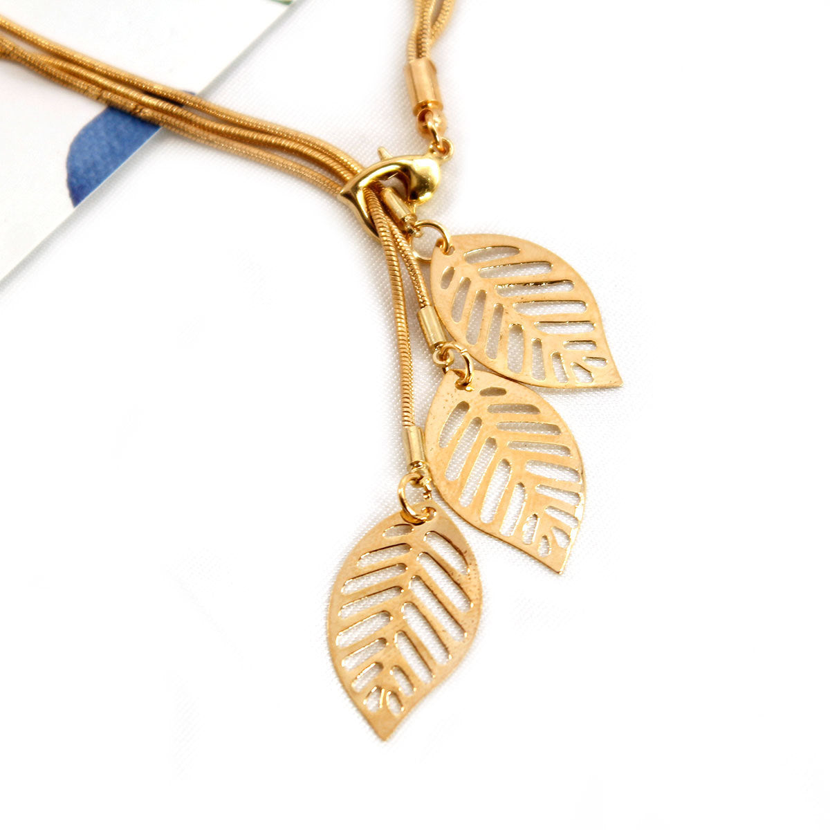 Korean Version Of Ins Gold Wire Mesh Hollow Heart Leaf Bracelet