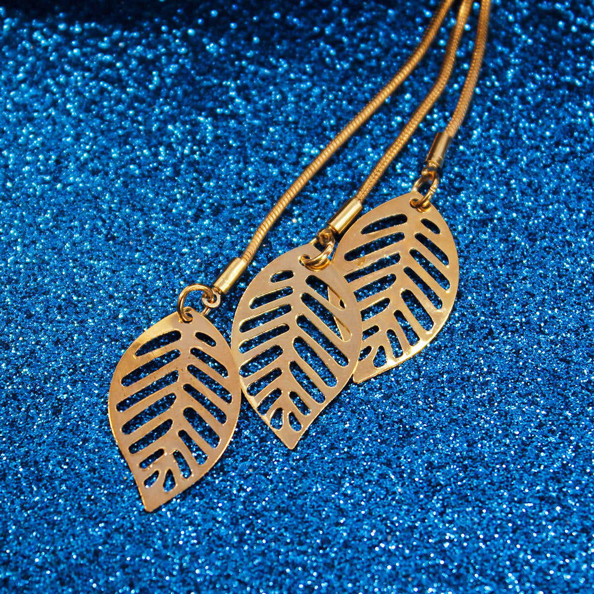 Korean Version Of Ins Gold Wire Mesh Hollow Heart Leaf Bracelet