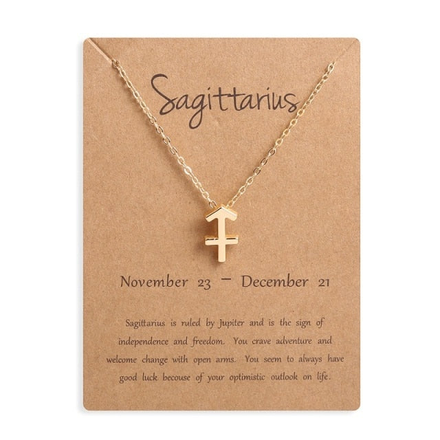 12 Horoscope Zodiac Sign Pendant