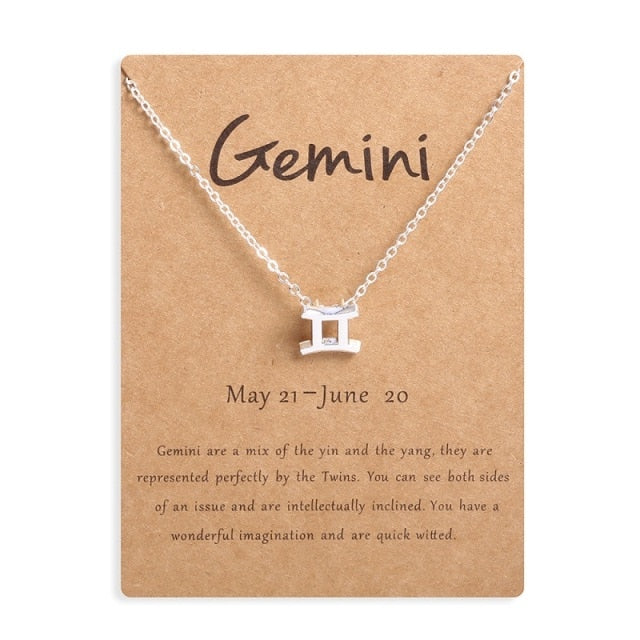 12 Horoscope Zodiac Sign Pendant