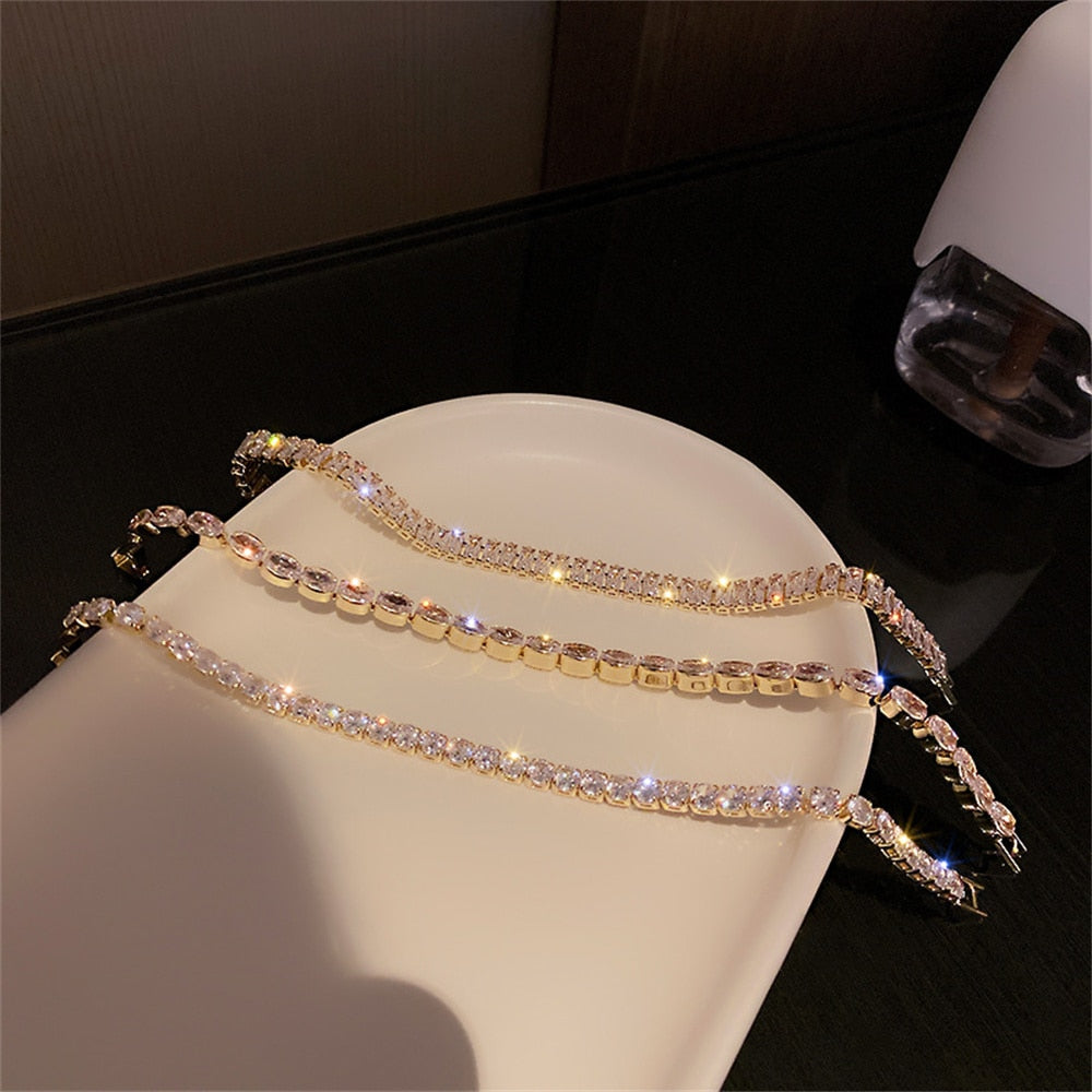 Exquisite Geometry Tennis Bracelets for Female