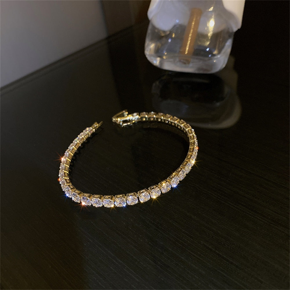 Exquisite Geometry Tennis Bracelets for Female