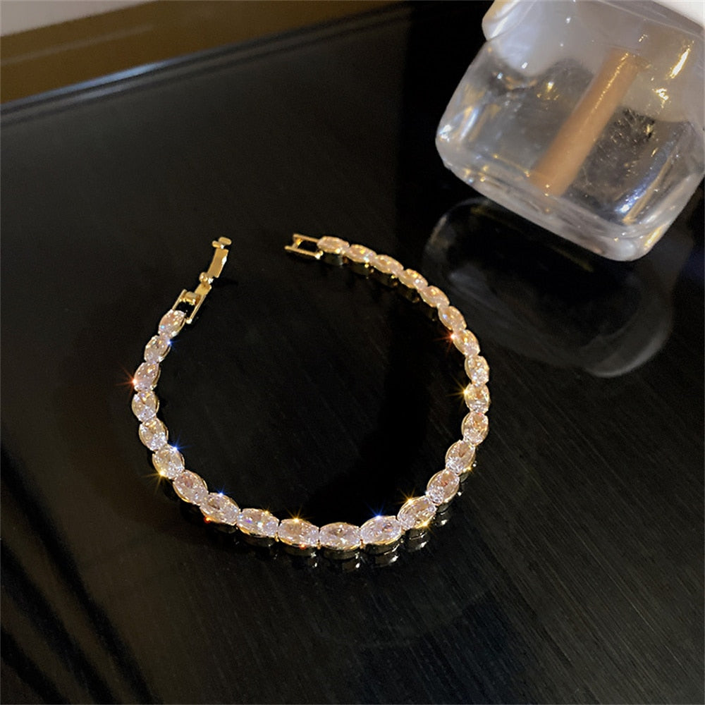 Exquisite Geometry Tennis Bracelets for Female