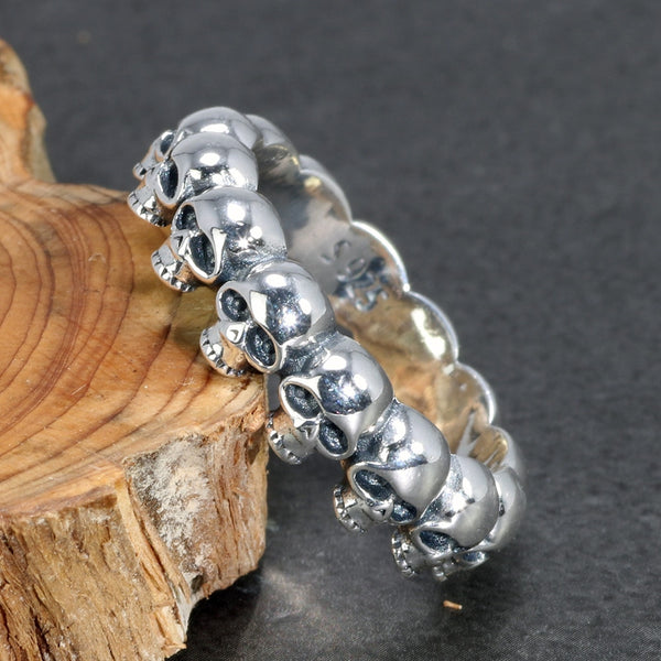 Anillos de pareja geniales de plata de ley 925