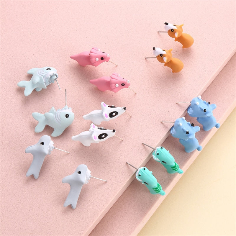 Trendy And Cute Animal Shape Bite Earring