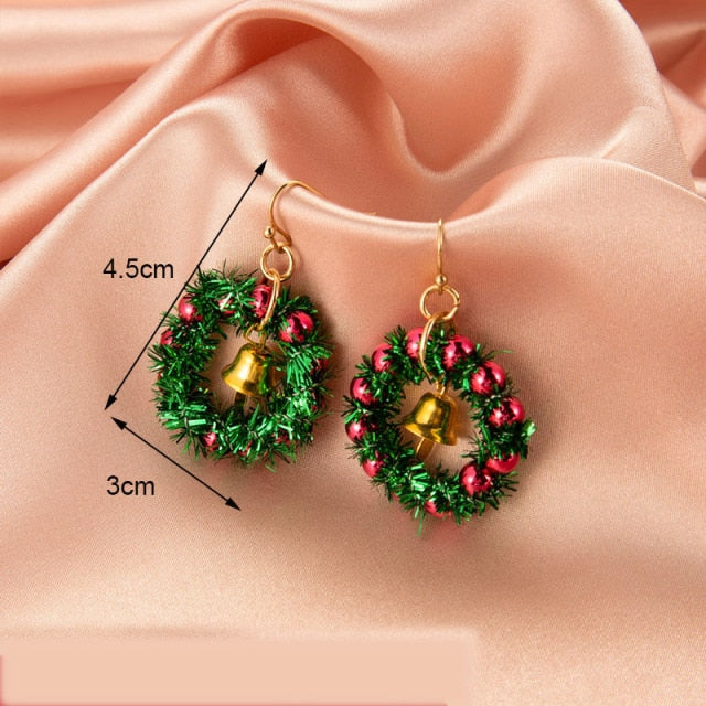New Trendy Statement Christmas Tree Earrings