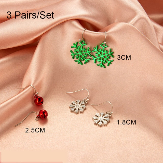 New Trendy Statement Christmas Tree Earrings