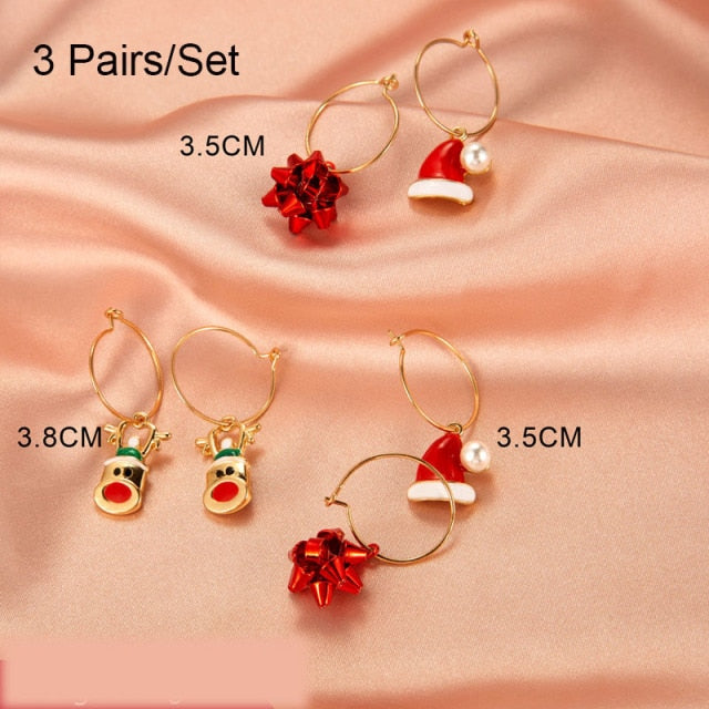 New Trendy Statement Christmas Tree Earrings