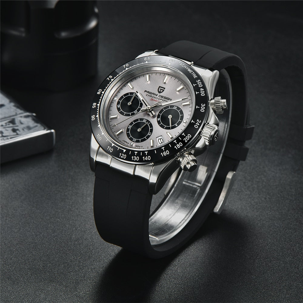 VK63 Clock Automatic Date Men Luxury Chronograph Wristwatches