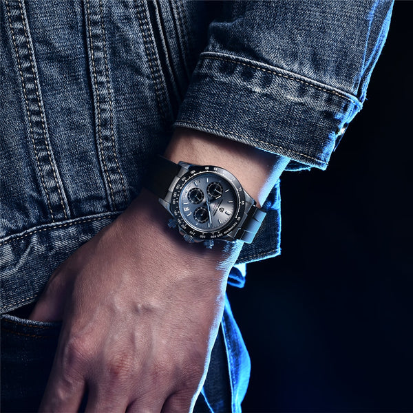 VK63 Clock Automatic Date Men Luxury Chronograph Wristwatches