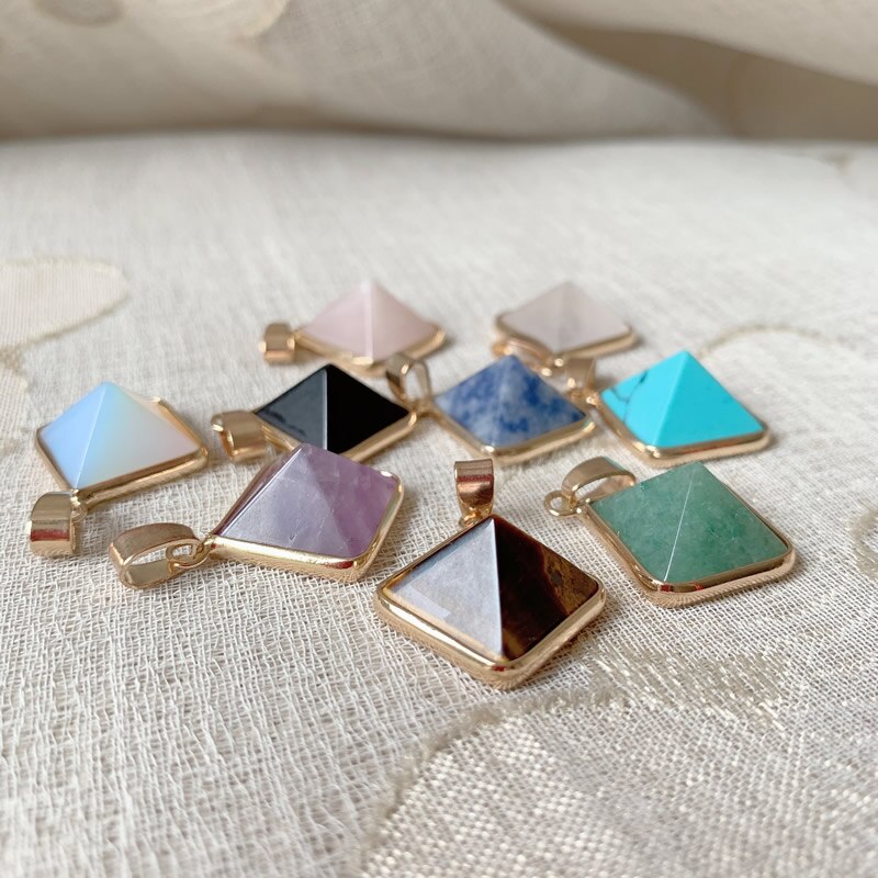 Natural Stone Quartz Pendulum