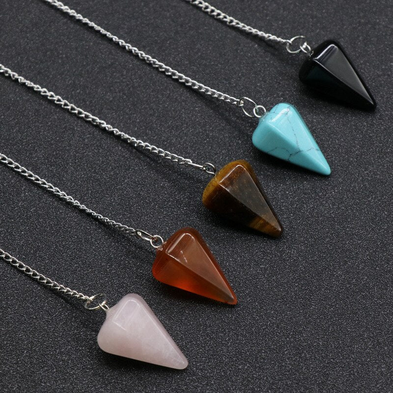Natural Stone  Crystal  Pendants