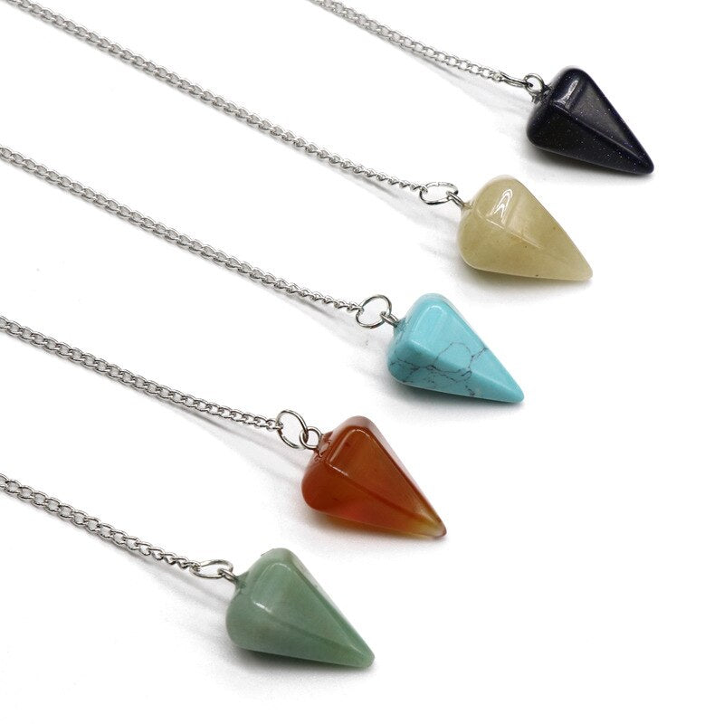 Natural Stone  Crystal  Pendants
