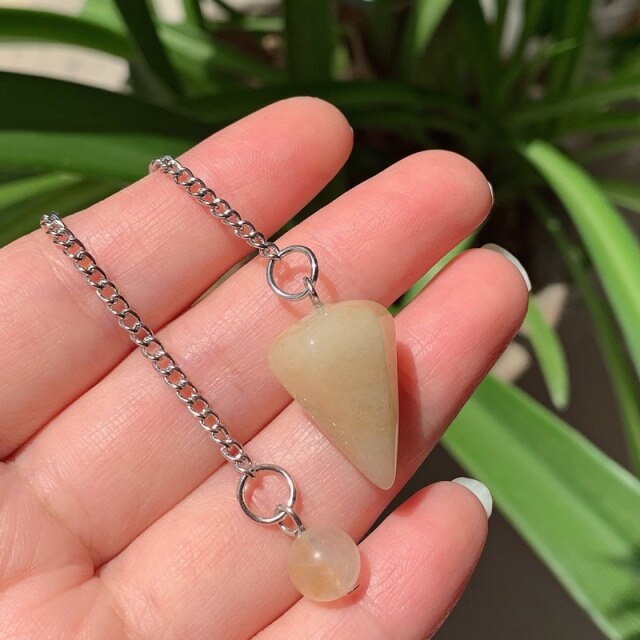 Natural Stone  Crystal  Pendants
