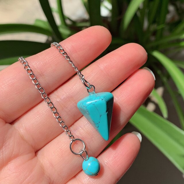 Natural Stone  Crystal  Pendants