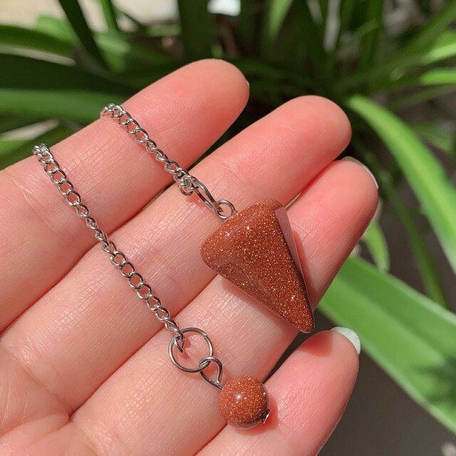 Natural Stone  Crystal  Pendants