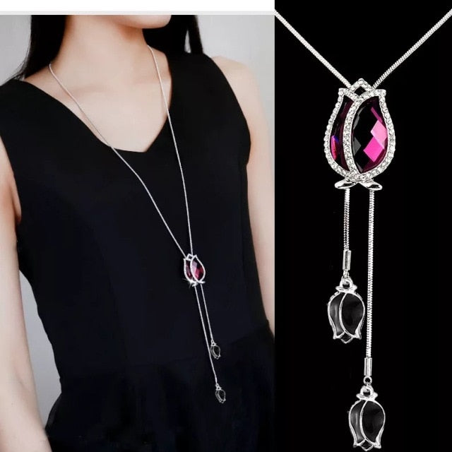 Crystal  Long Necklaces& Pendants for Women