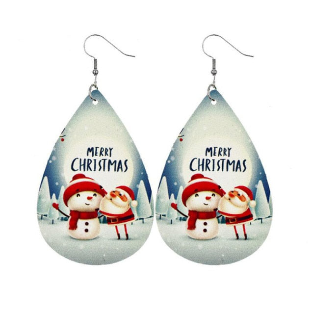 New Trendy Statement Christmas Tree Earrings