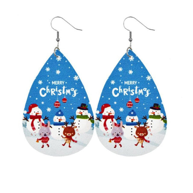 New Trendy Statement Christmas Tree Earrings