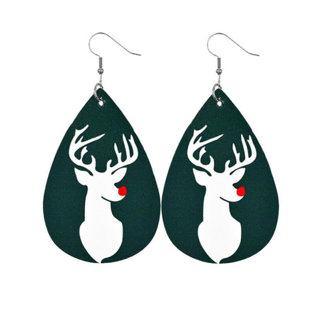 New Trendy Statement Christmas Tree Earrings