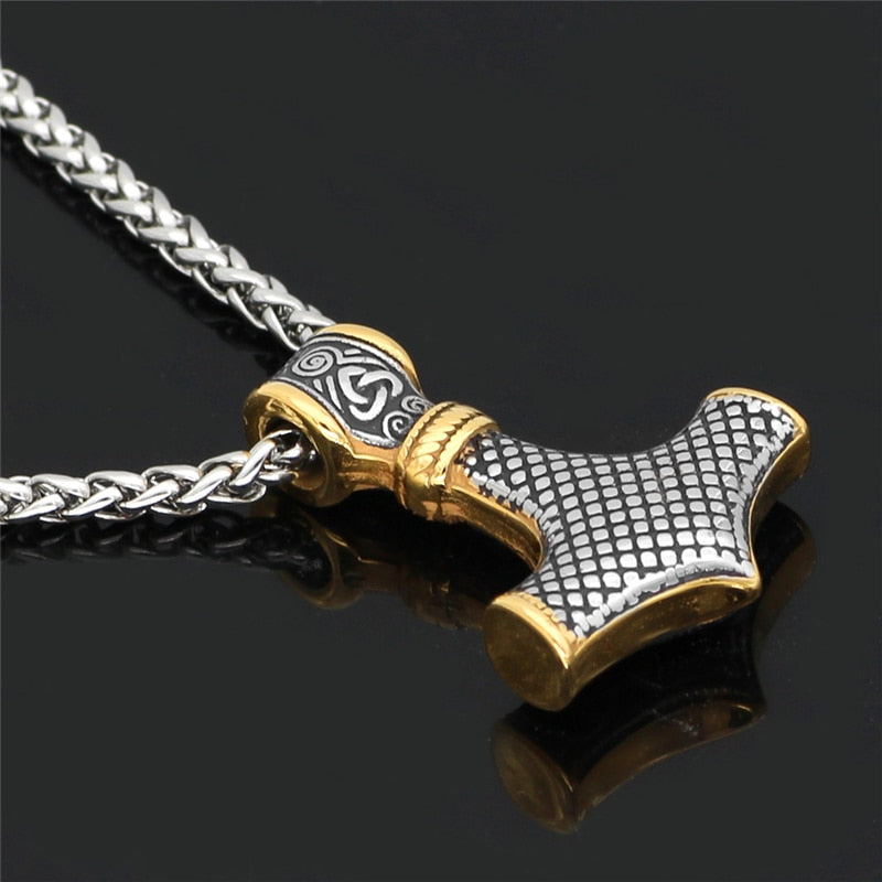 Gold Cord Genuine Leather Rope Chain Scandinavian Necklaces